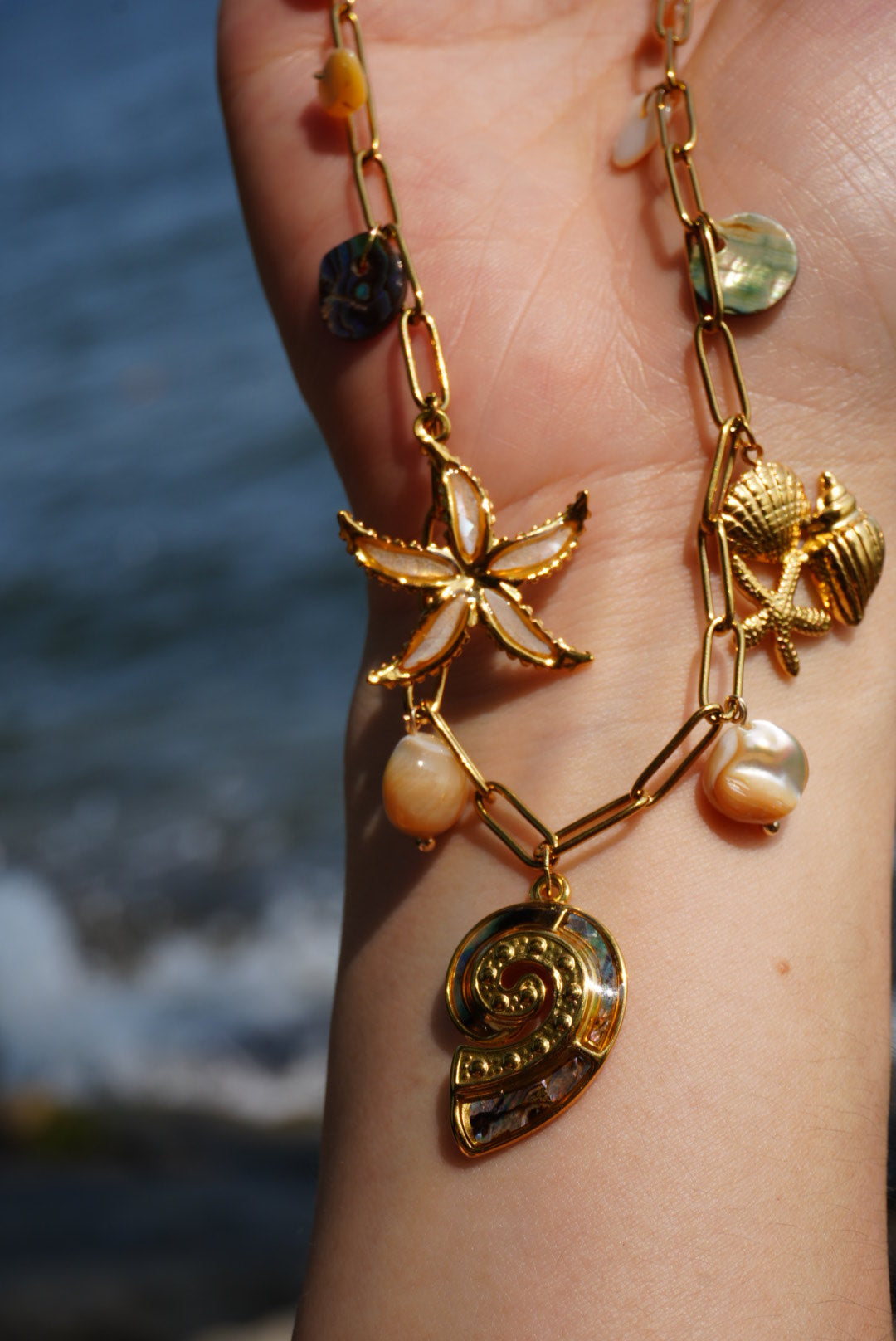 Sea Majesty Charm Necklace