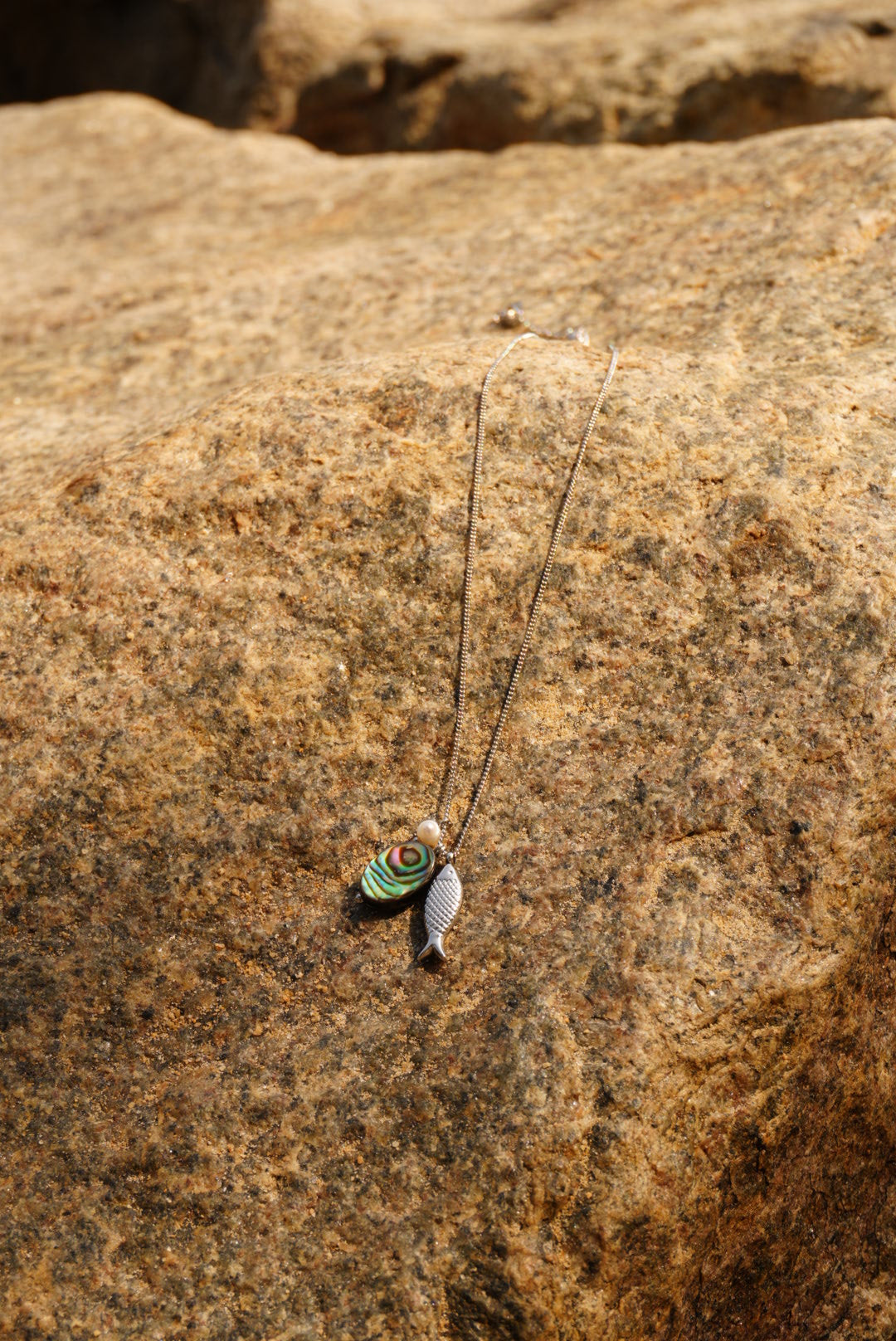 Whimsea Fish Necklace (Gold & Silver)