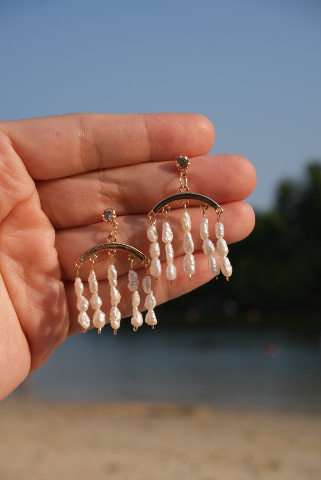 Draperie de Perle Earrings