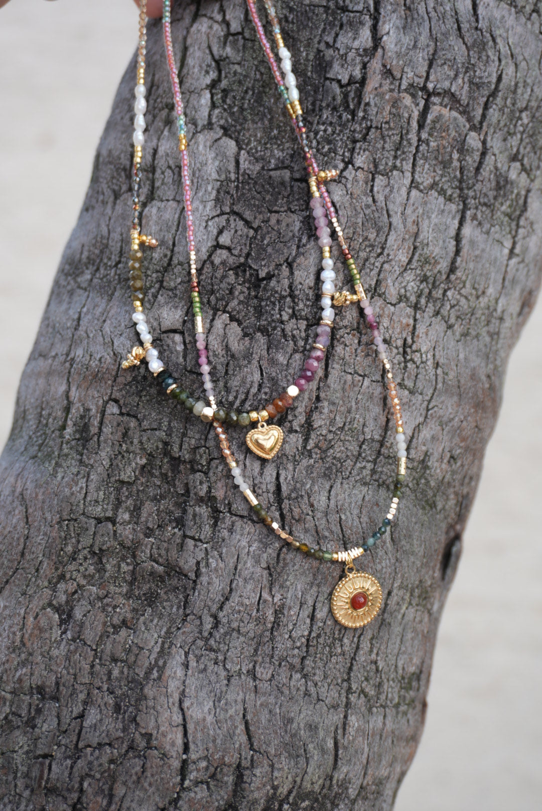 Lovers Rock Tourmaline Necklace (multiple designs)