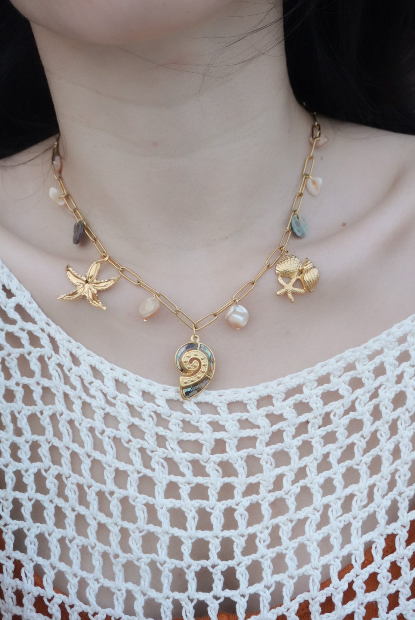 Sea Majesty Charm Necklace