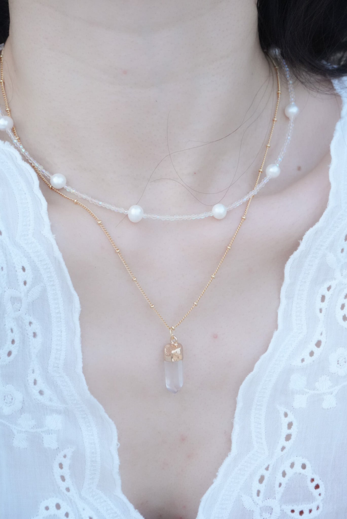 Ceil Pearl Necklace