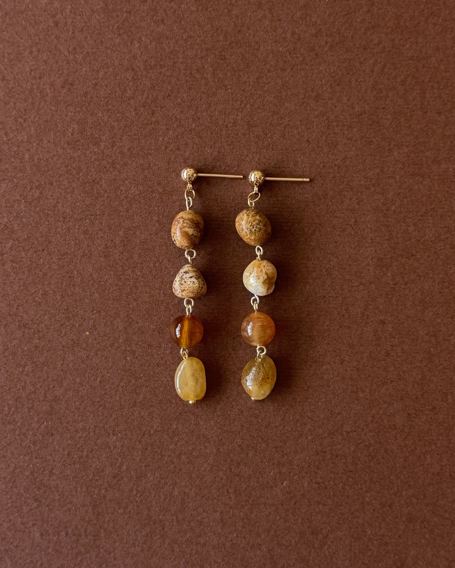 Toffee Crunch Earrings