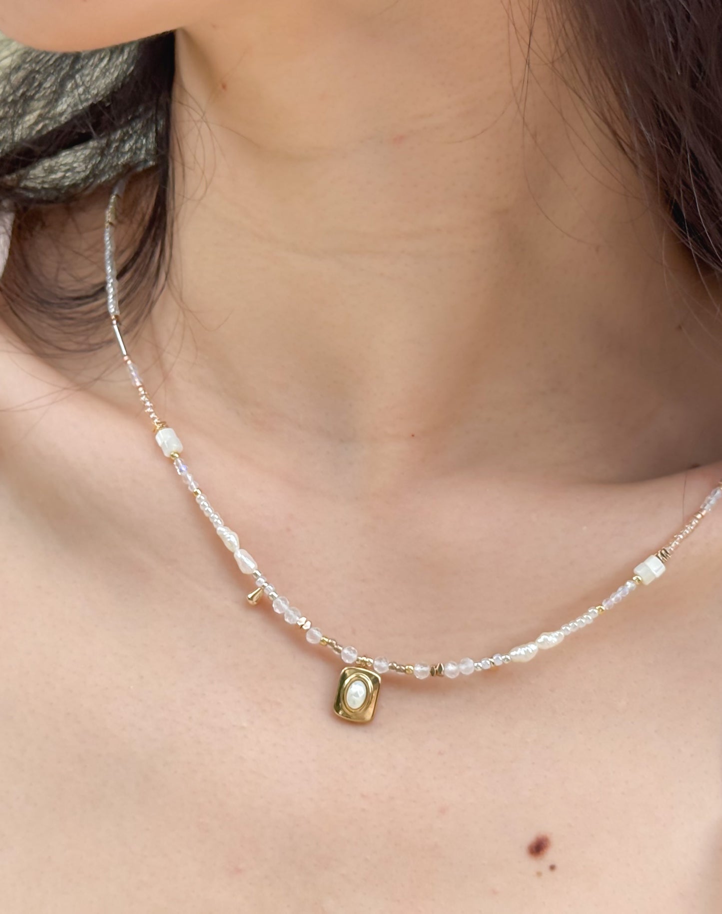 Selene’s Veil Necklaces in Gold