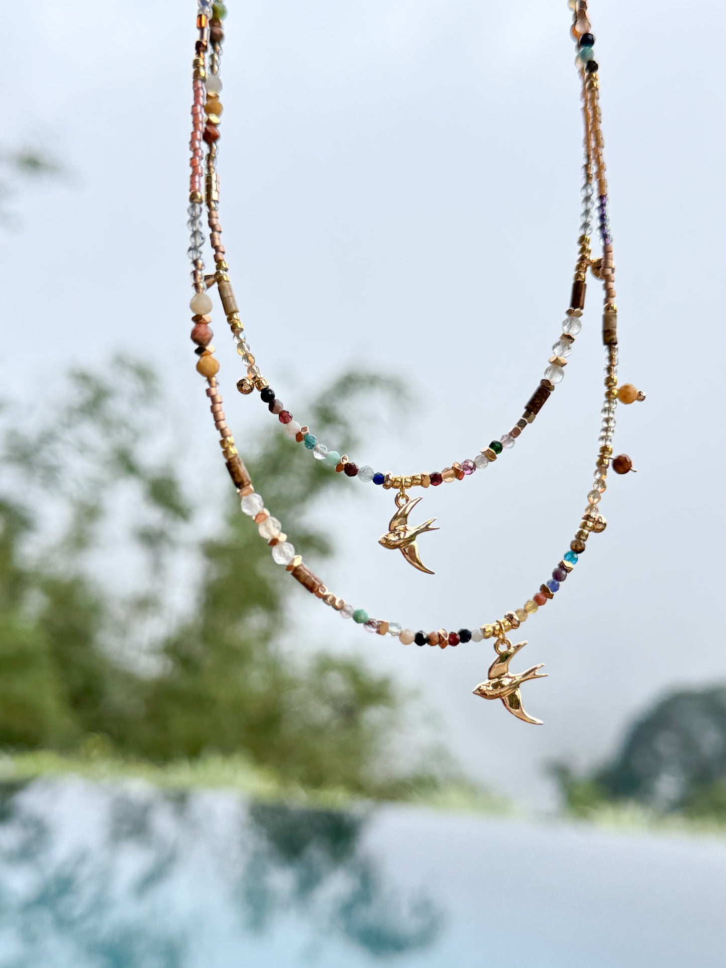 Whimsical wings Necklace