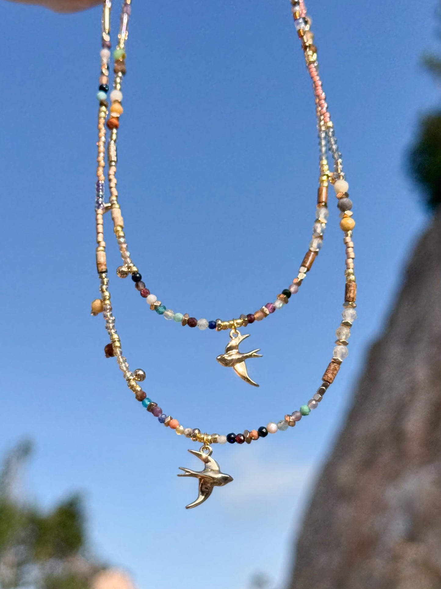 Whimsical wings Necklace
