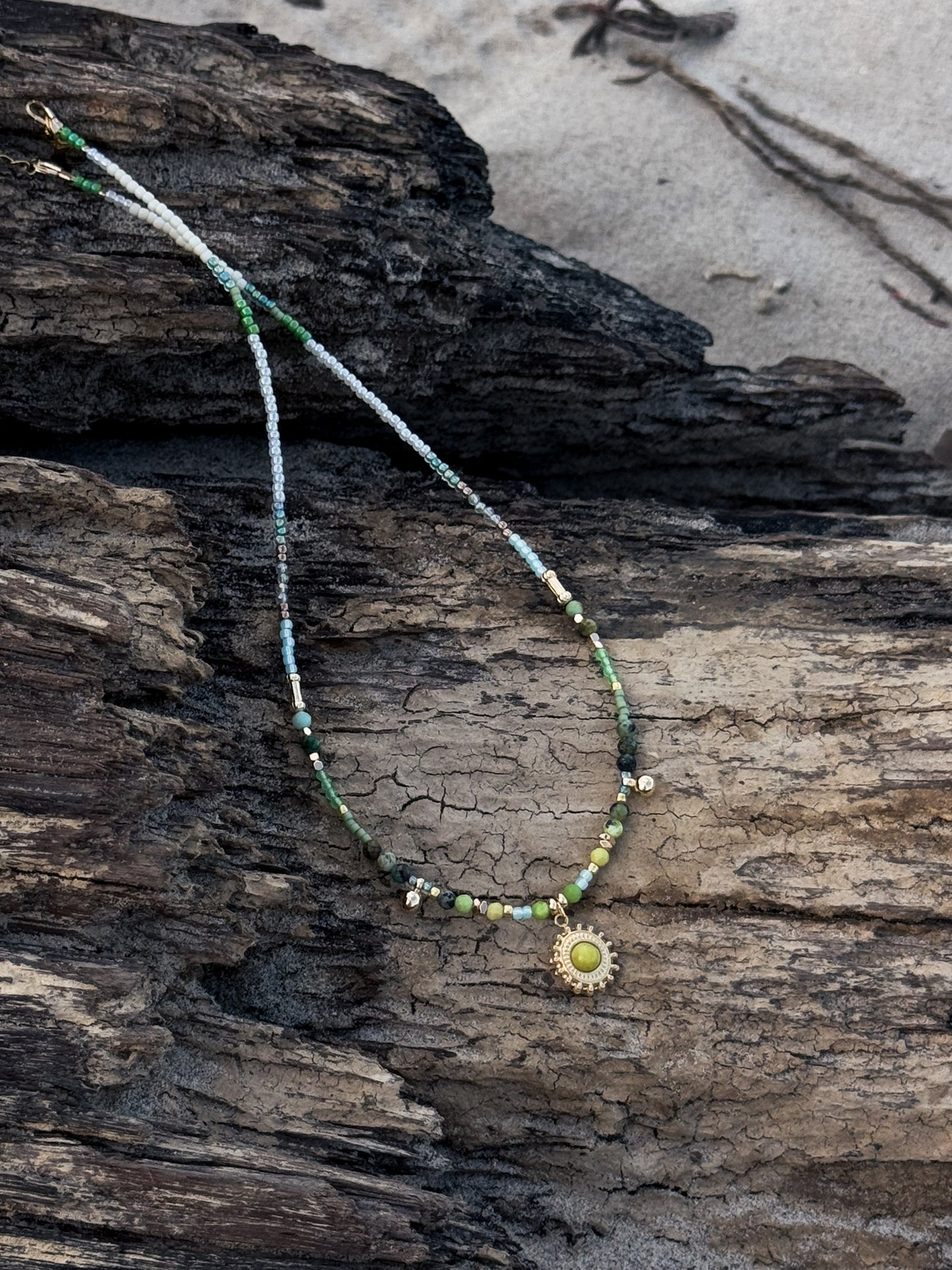 SunKissed Jade Necklace