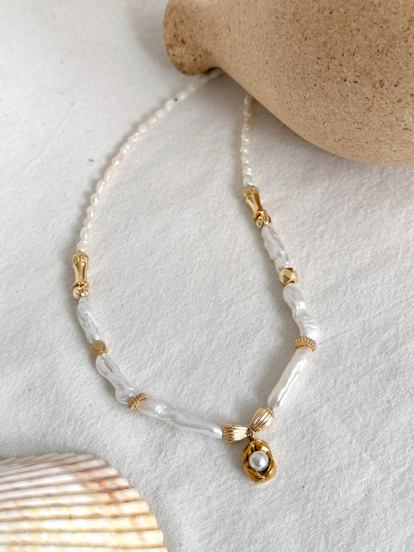 Mirelle Pearl Necklace