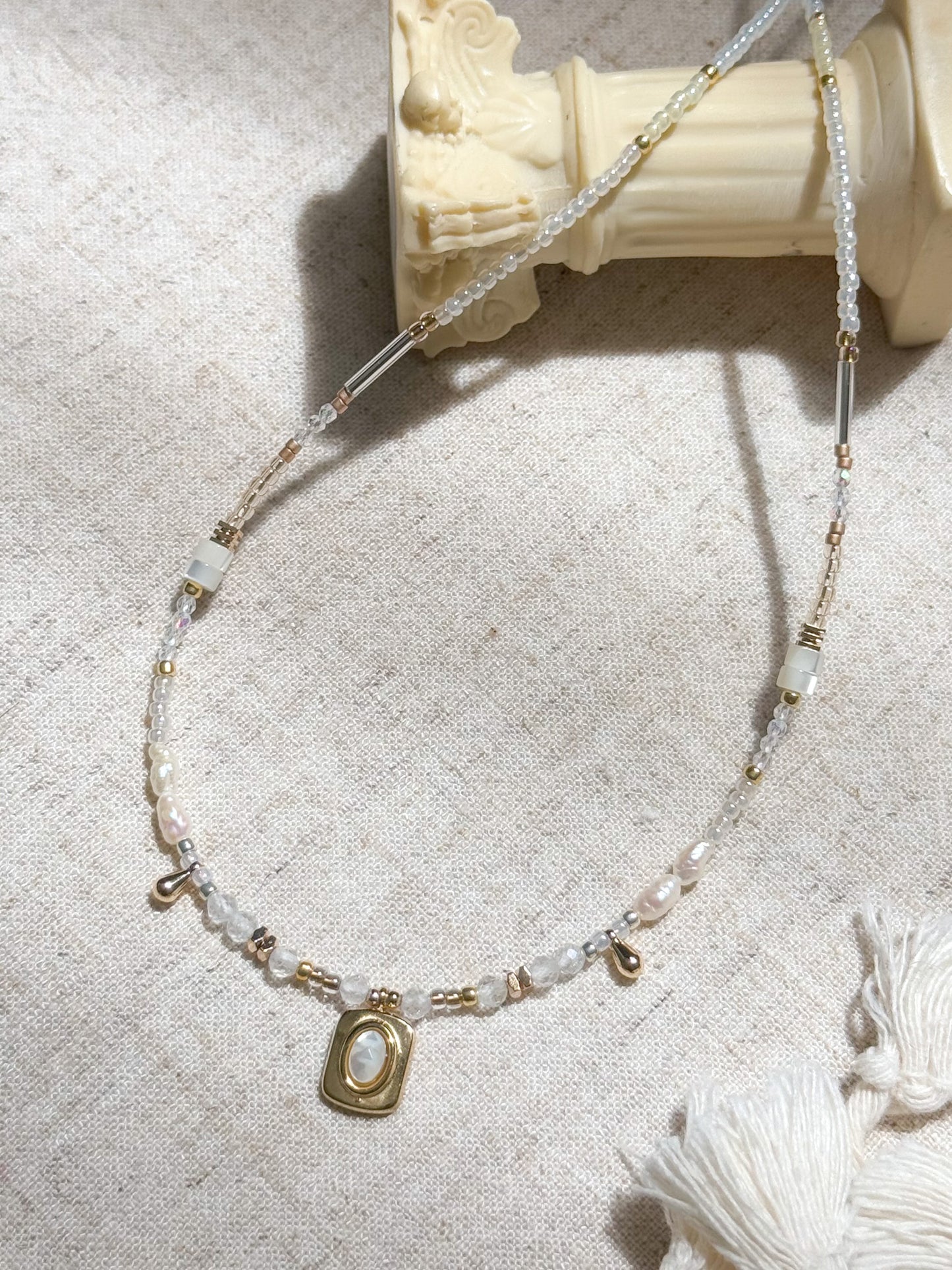 Selene’s Veil Necklaces in Gold