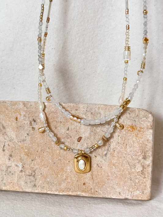 Selene’s Veil Necklaces in Gold