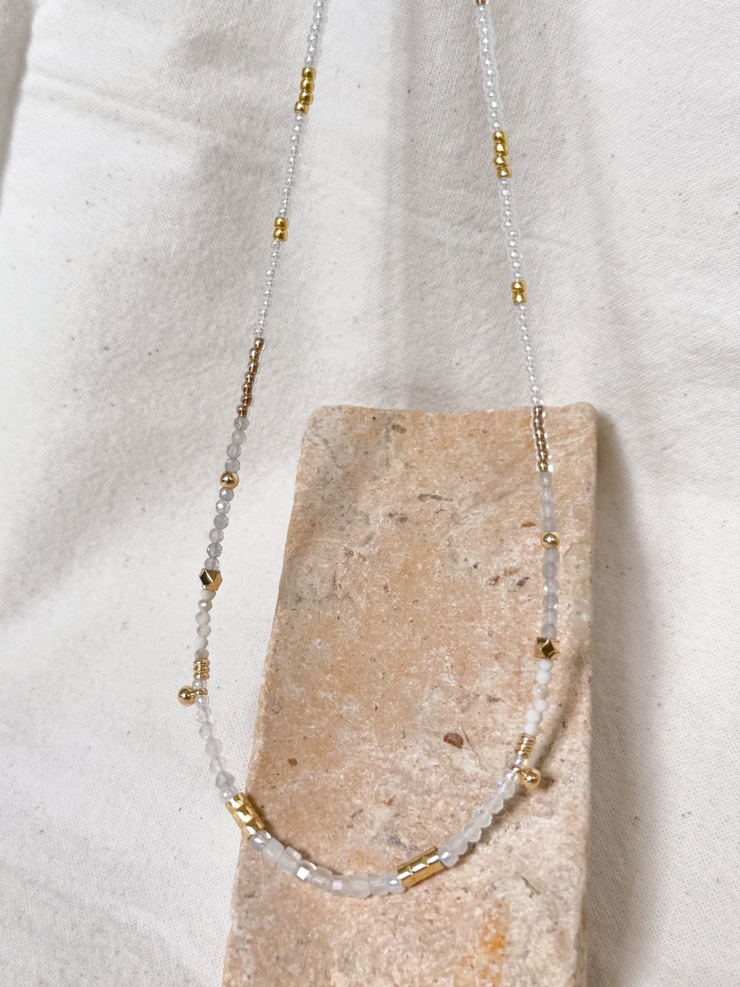 Selene’s Veil Necklaces in Gold