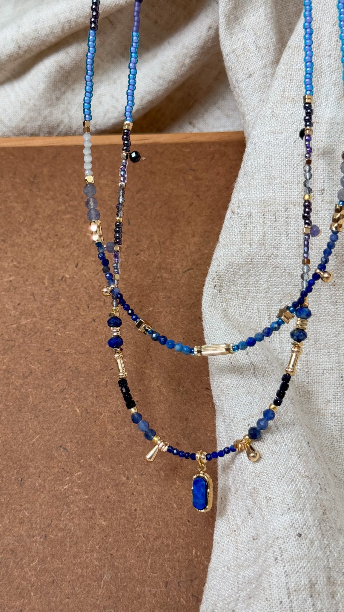 Sapphire Haze Necklace