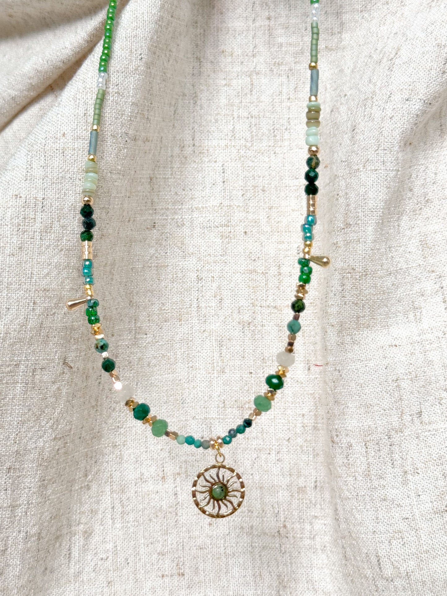 Solar Mica Necklace