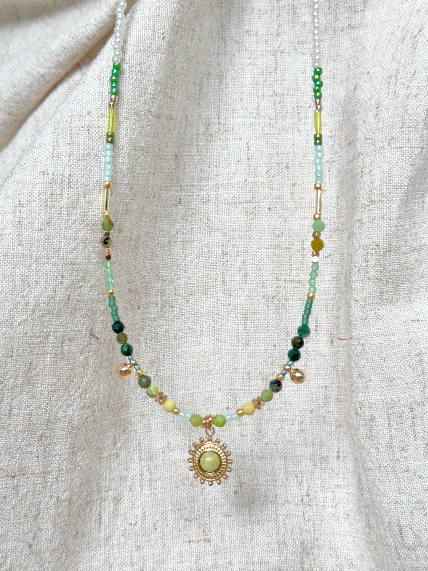 SunKissed Jade Necklace