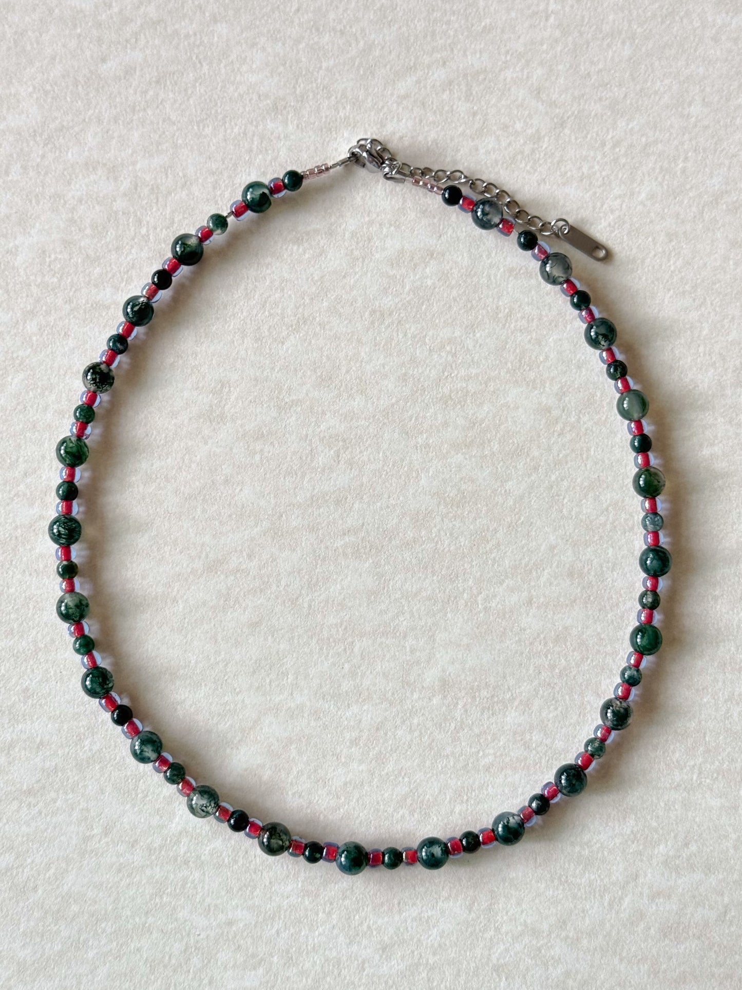 Moss & Mulberry Necklace Necklace