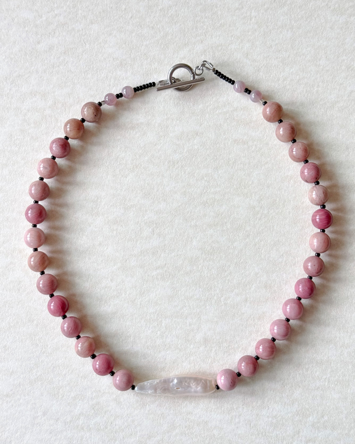 Miya Necklace - Rhodochrosite