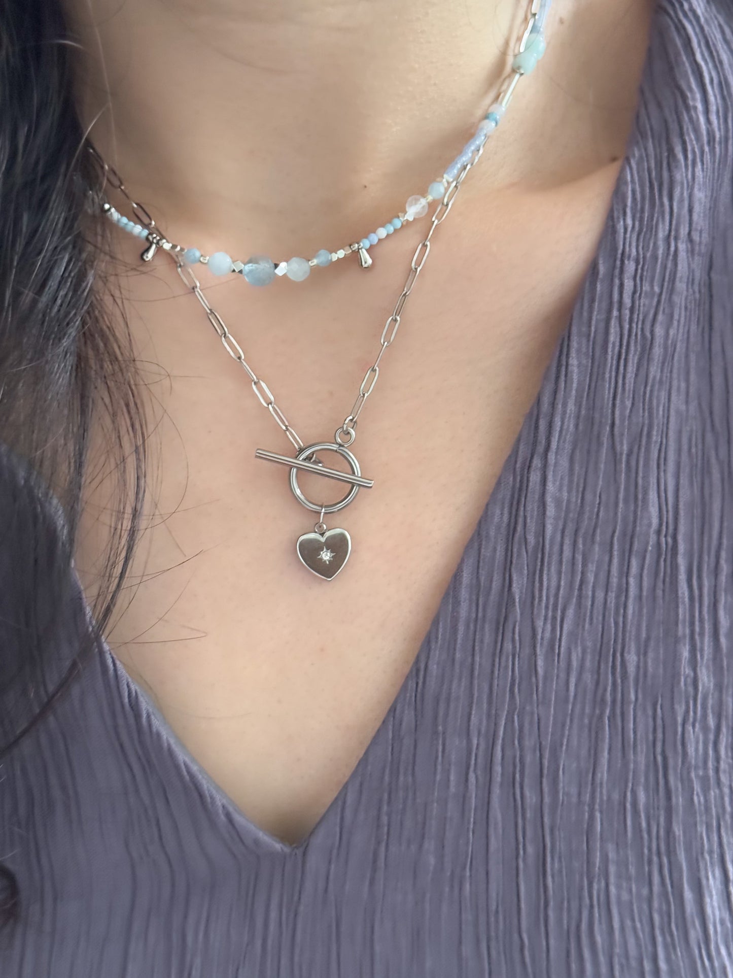CloudKisses Necklaces in Silver (multiple colors)
