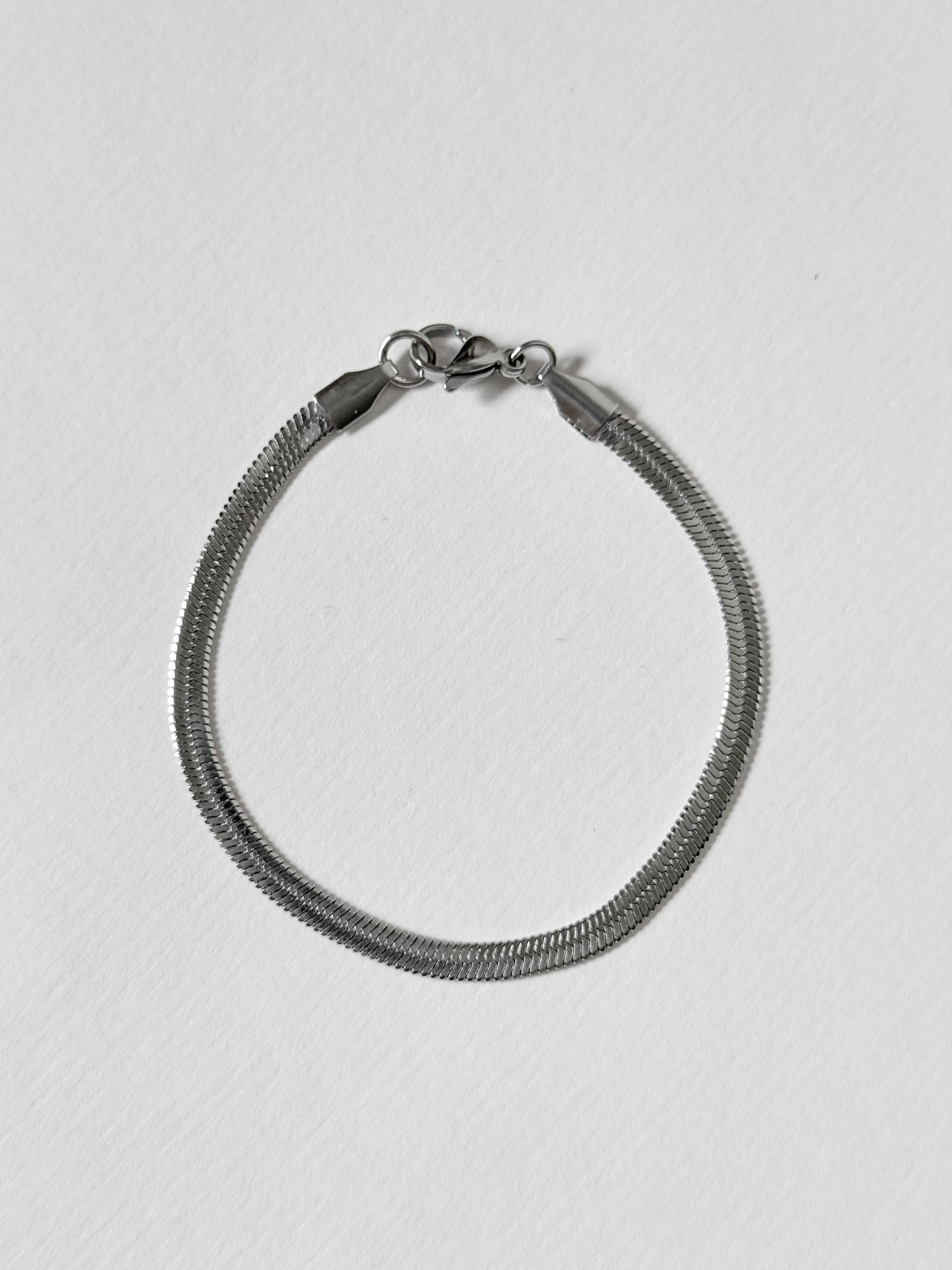 Flat Snake Chain Bracelet