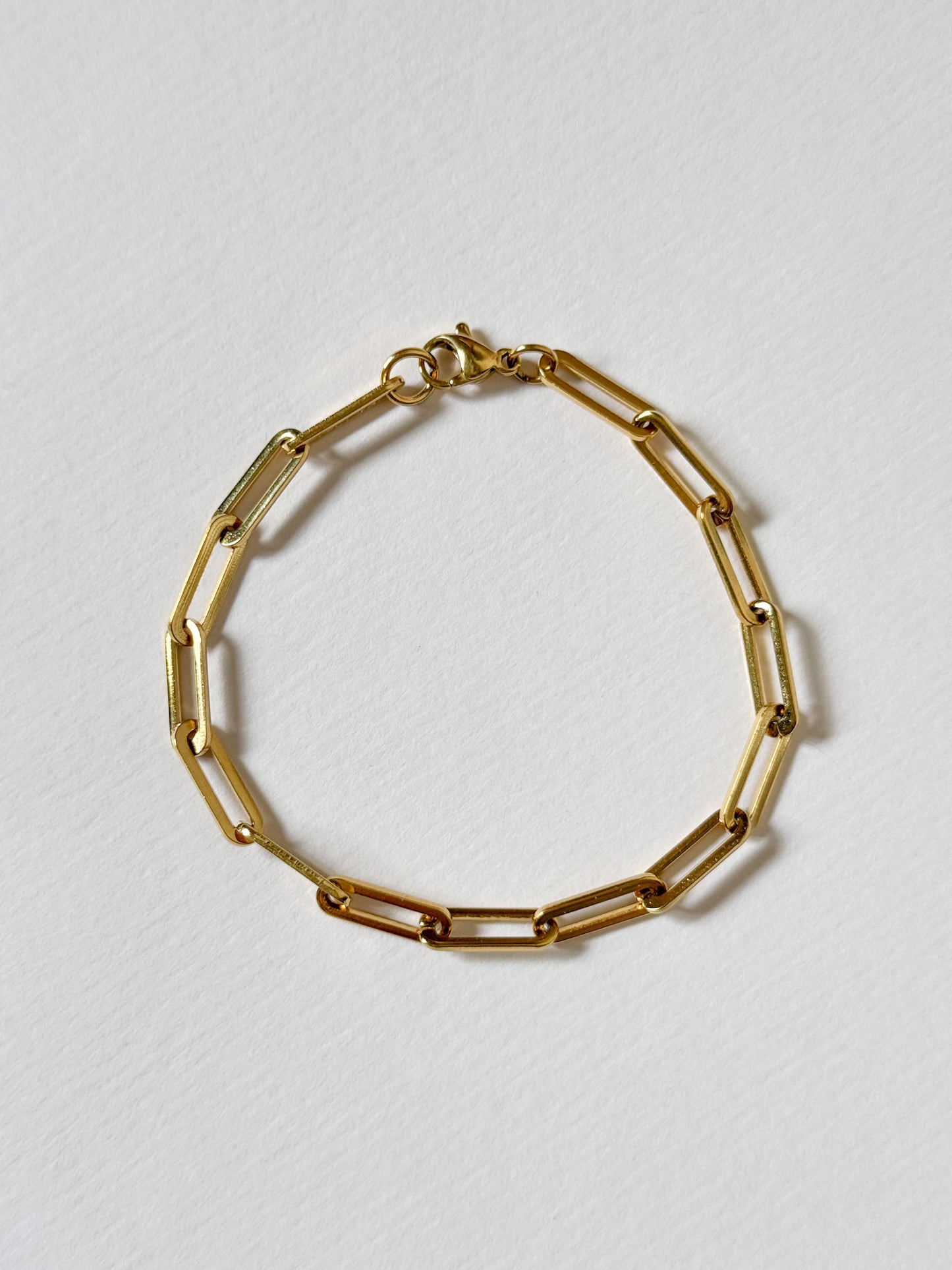 Bold Paper Clip Bracelet