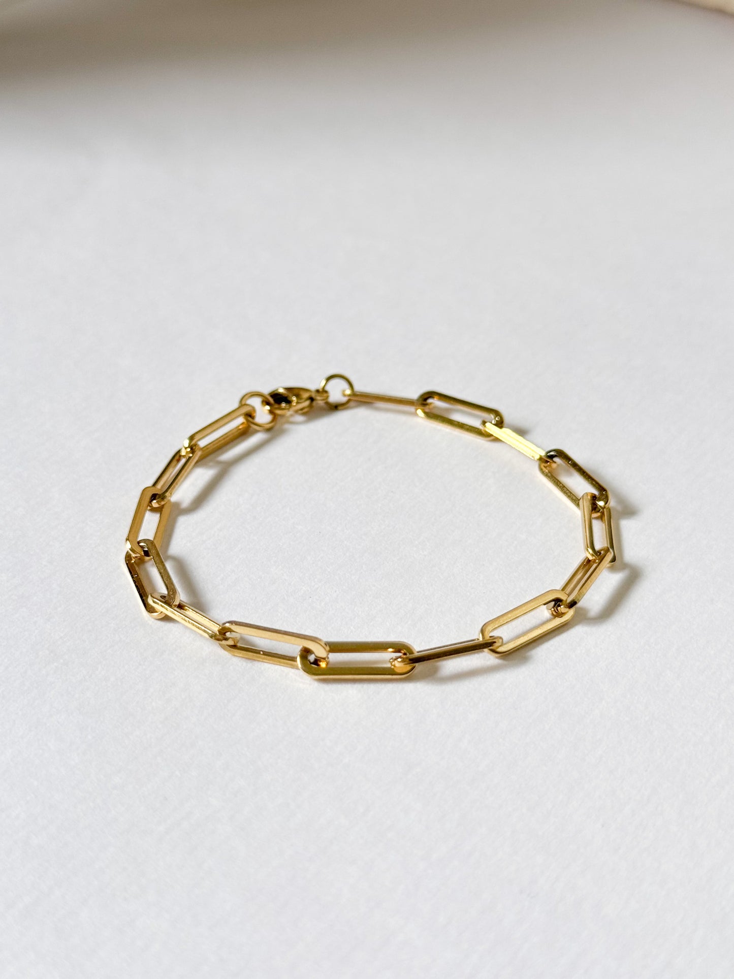 Bold Paper Clip Bracelet