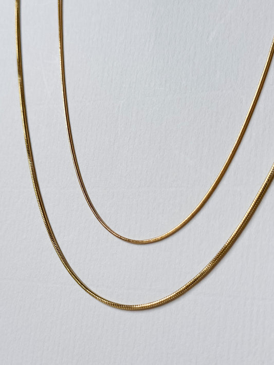 Gold Snake Chain Necklace