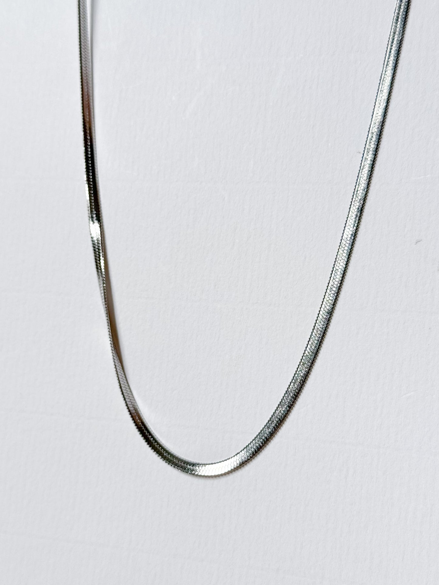 Silver Snake Chain Necklace