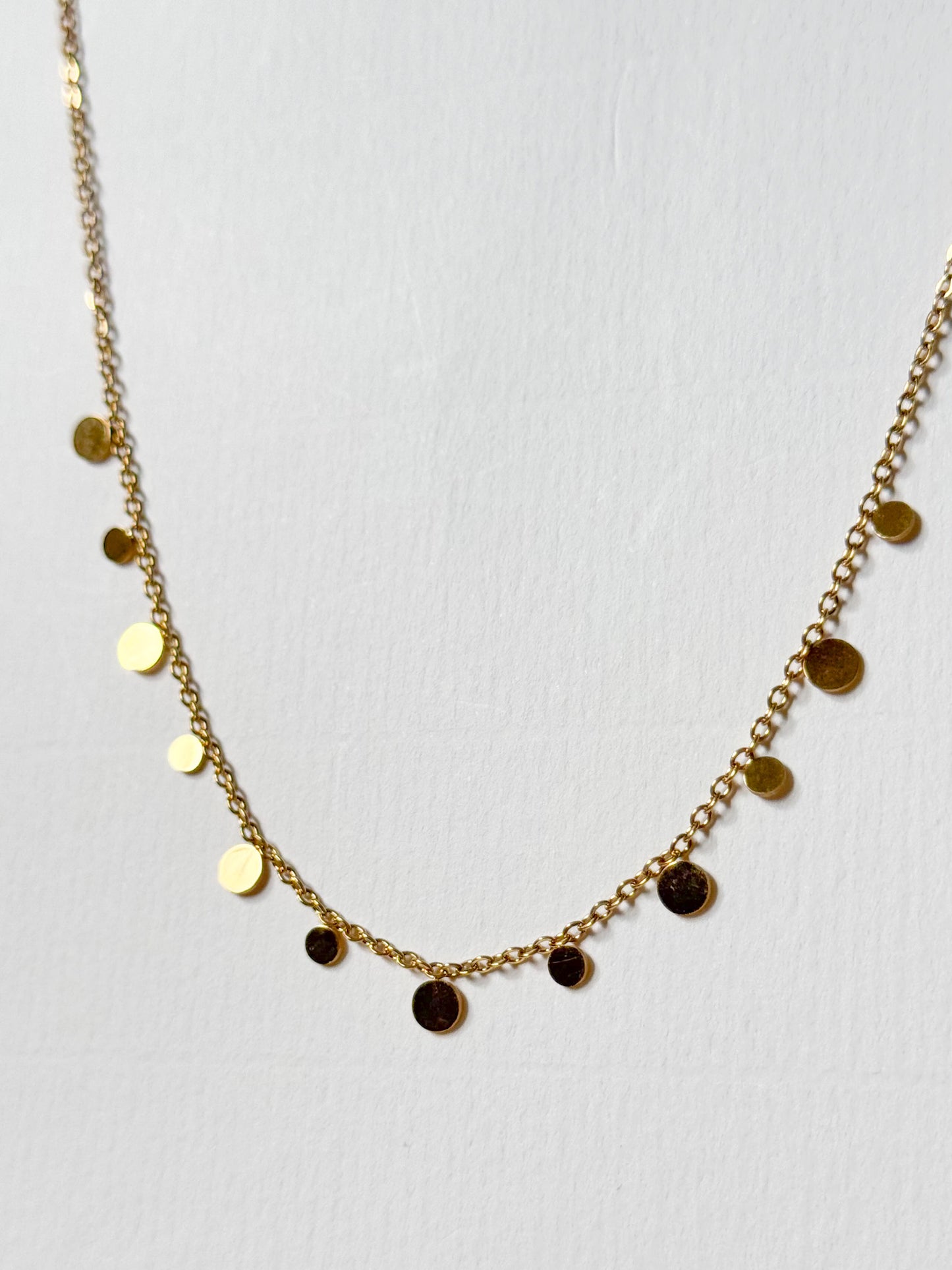 Sophisticated Disc Necklace