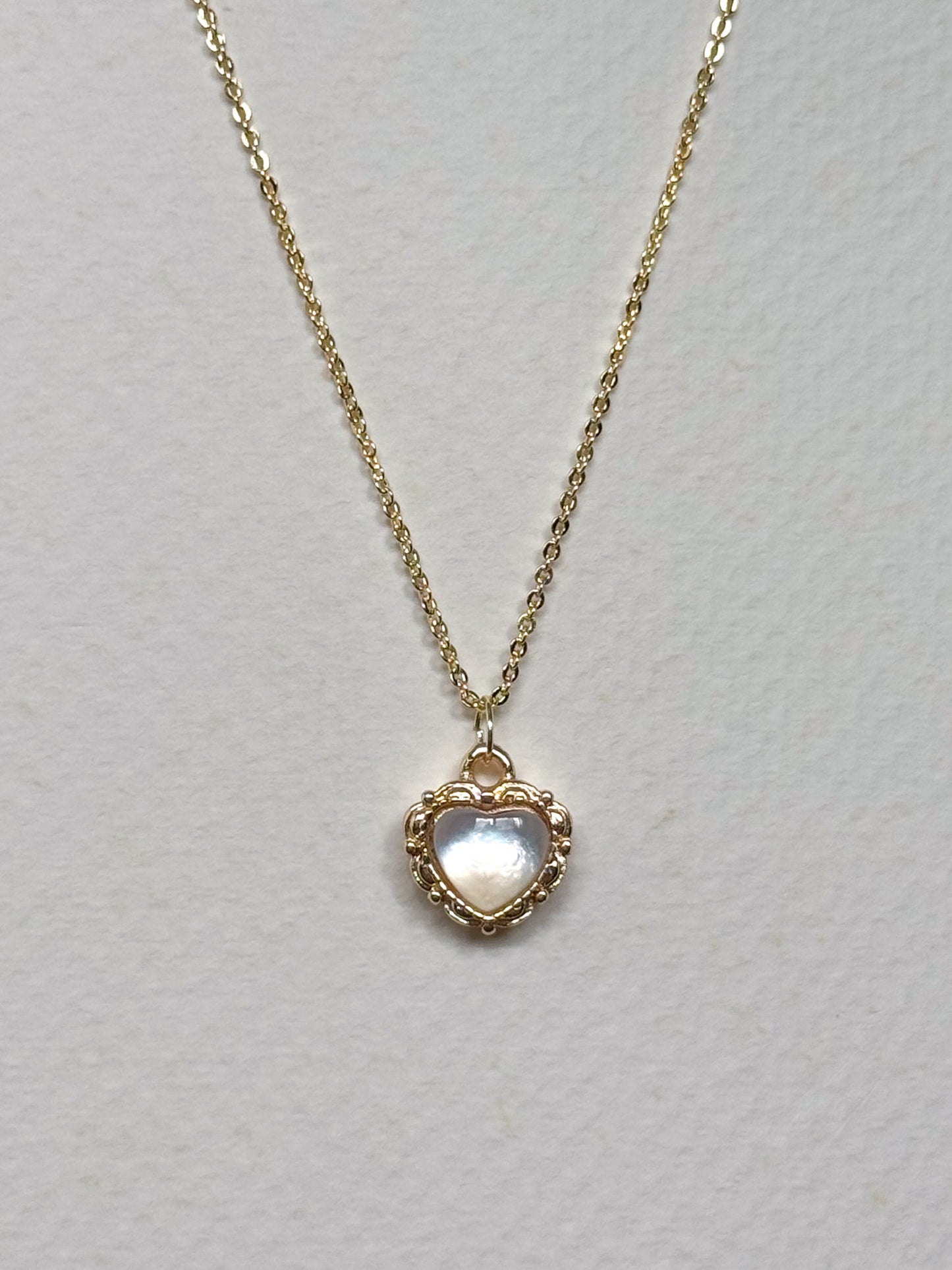 Gold Mother of Pearl Necklace (multiple designs)