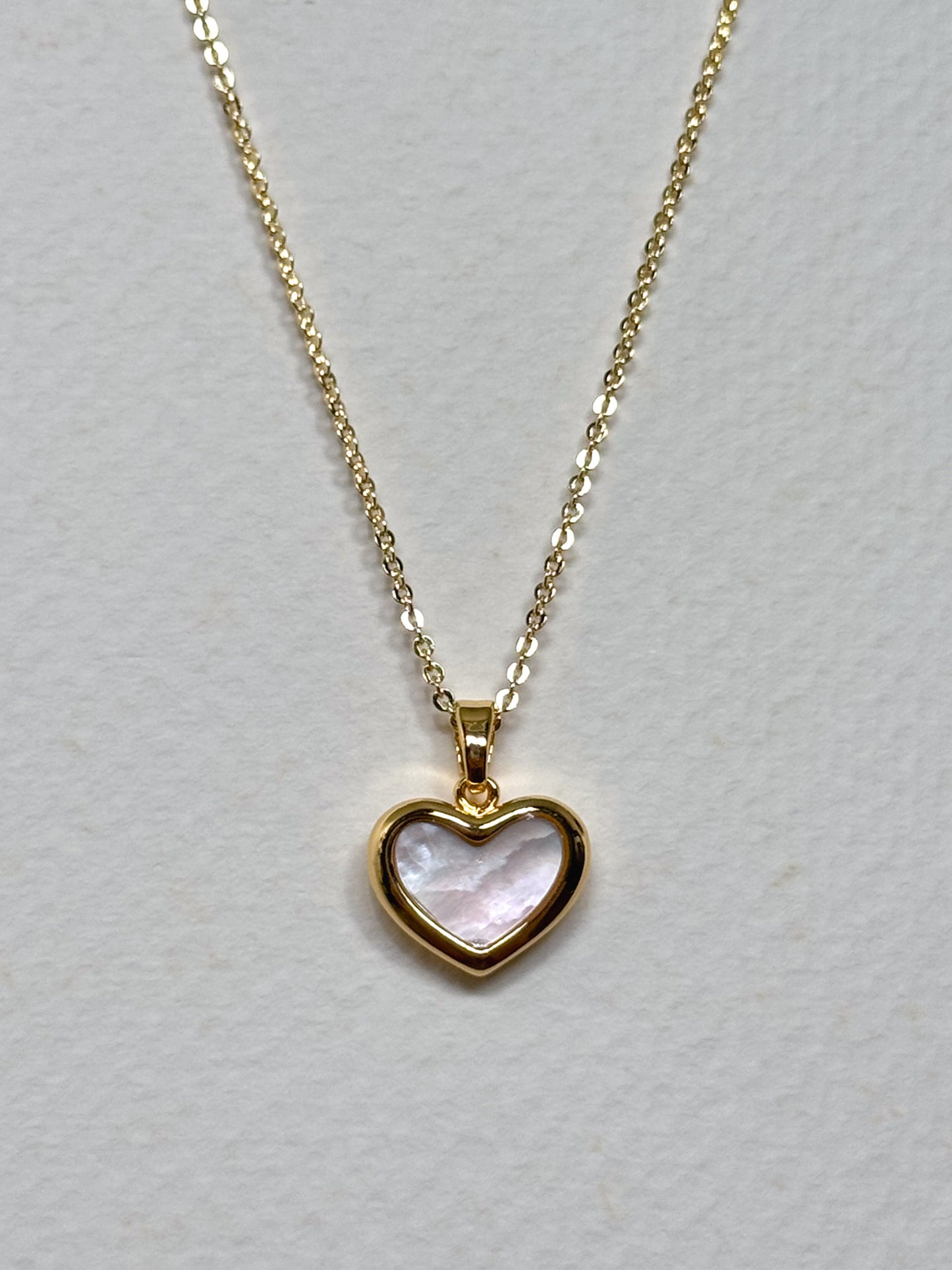 Gold Mother of Pearl Necklace (multiple designs)