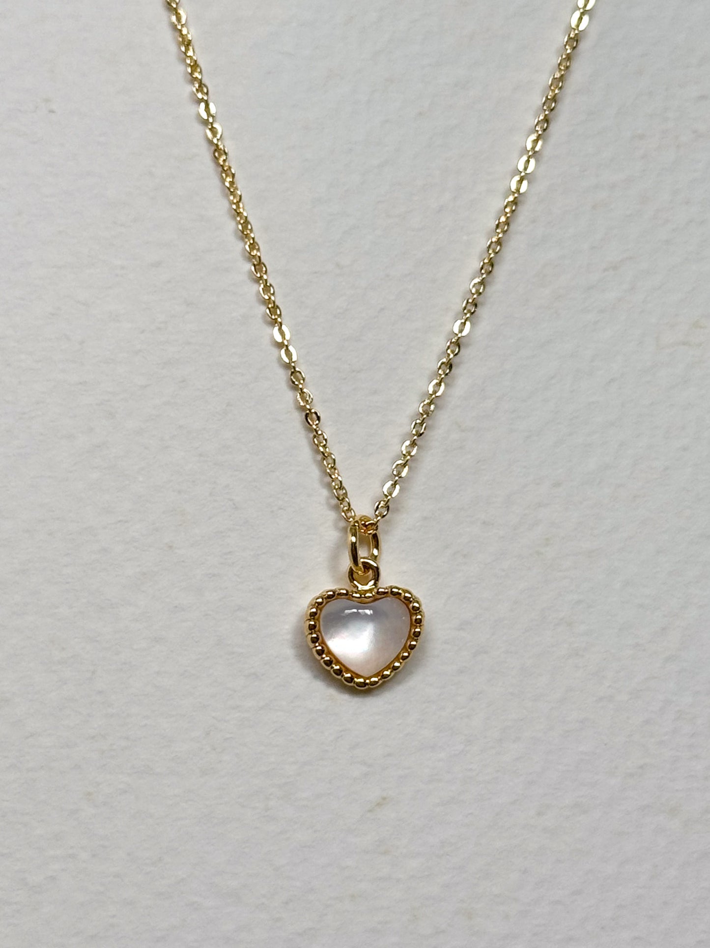 Gold Mother of Pearl Necklace (multiple designs)