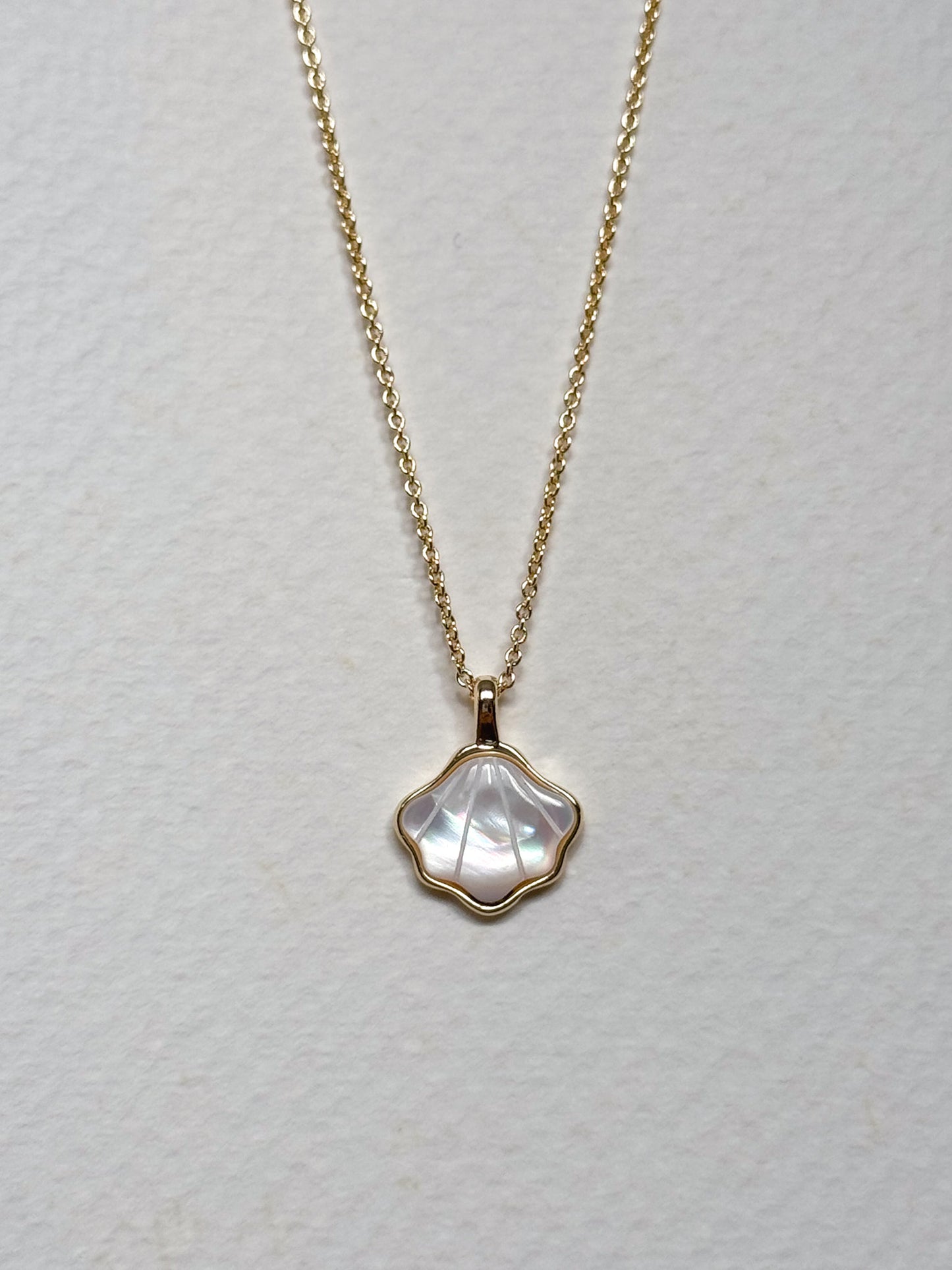 Gold Mother of Pearl Necklace (multiple designs)