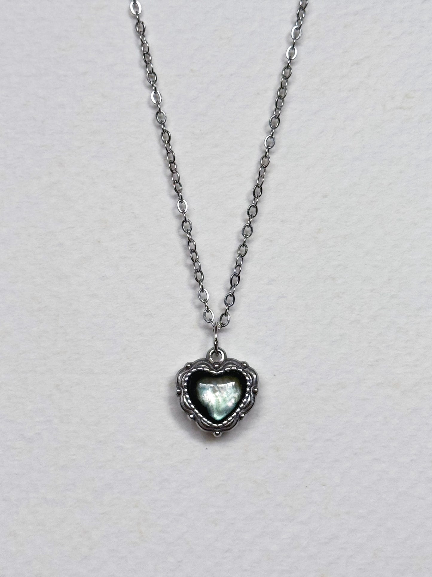 Silver Mother of Pearl Necklace (multiple designs)