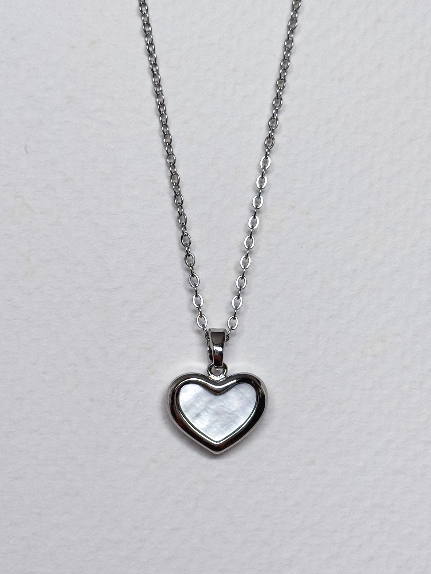 Silver Mother of Pearl Necklace (multiple designs)