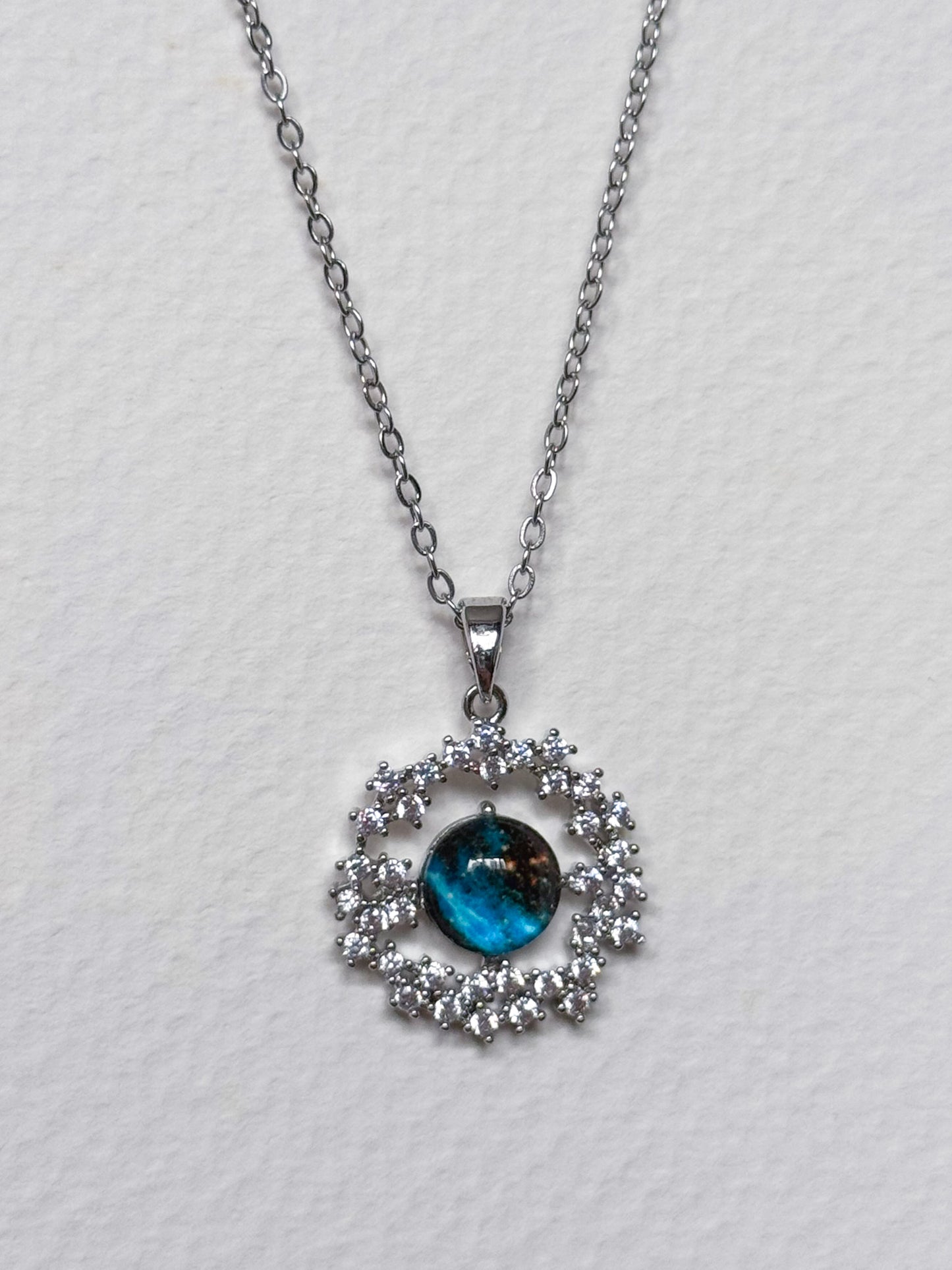 Silver Mother of Pearl Necklace (multiple designs)