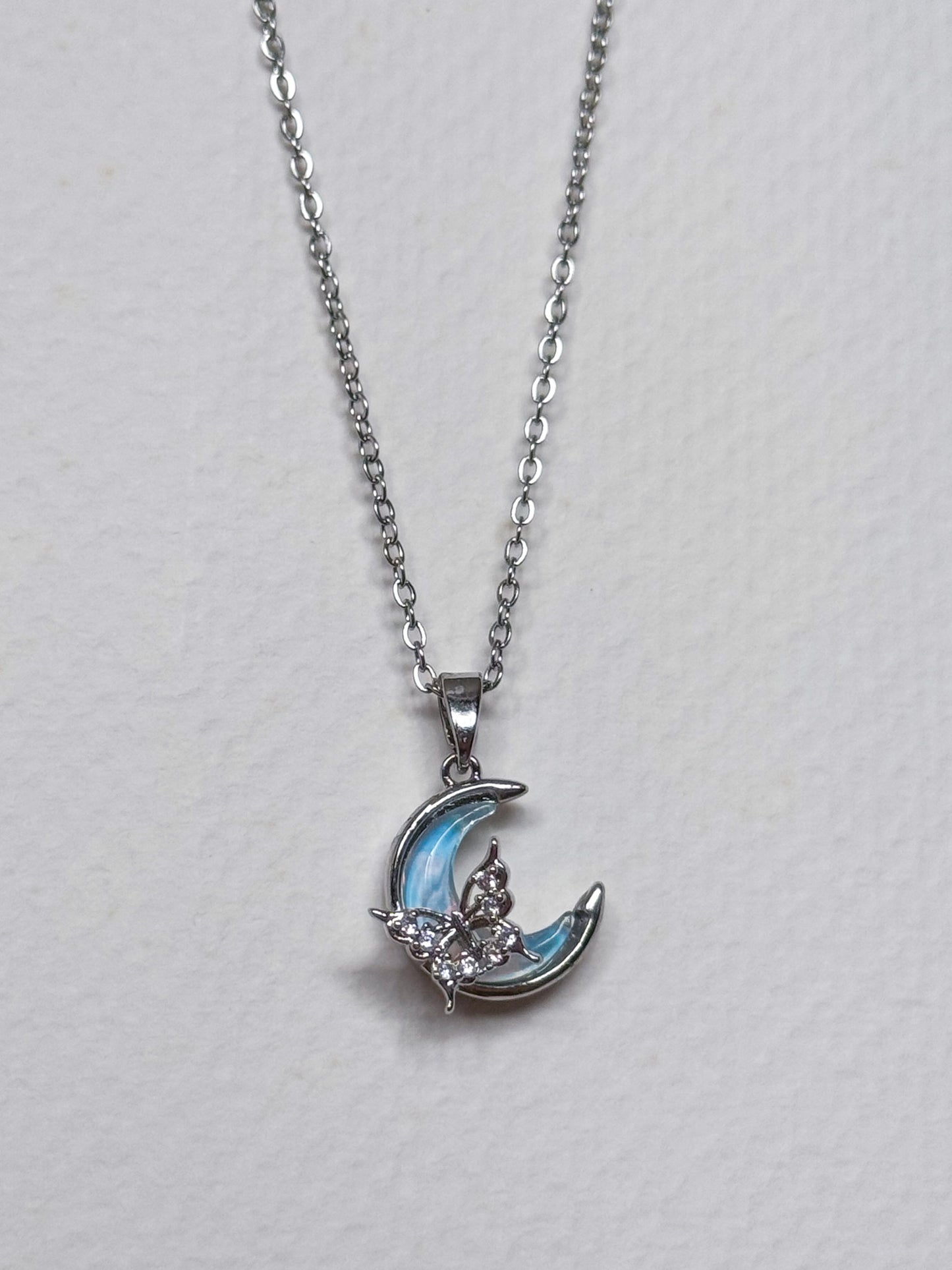 Silver Mother of Pearl Necklace (multiple designs)