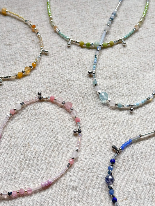 CloudKisses Necklaces in Silver (multiple colors)