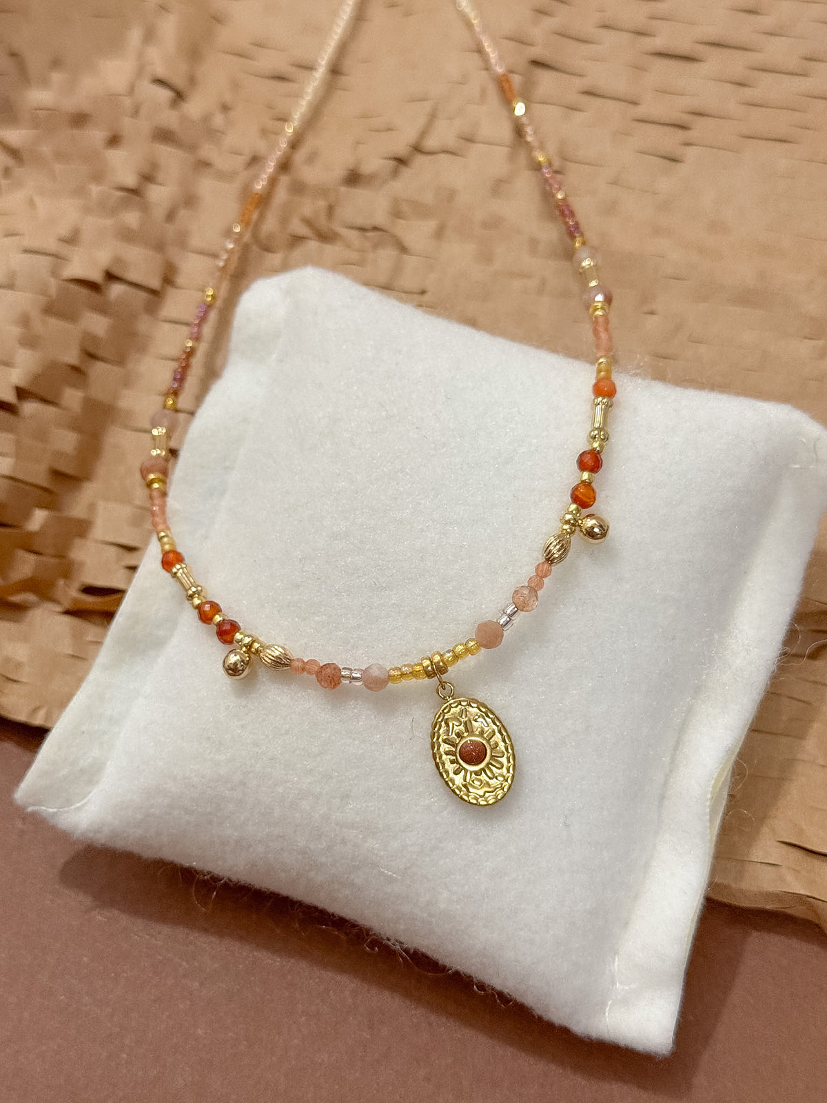 Tangerine Sun Necklace (3 designs)