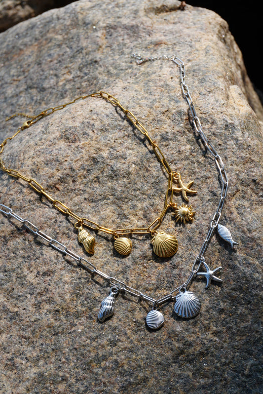 Bold Surf Charm Necklace (Multiple designs)