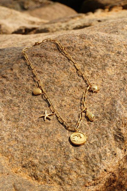Bold Surf Charm Necklace (Multiple designs)