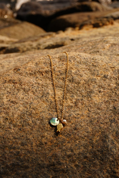 Whimsea Fish Necklace (Gold & Silver)