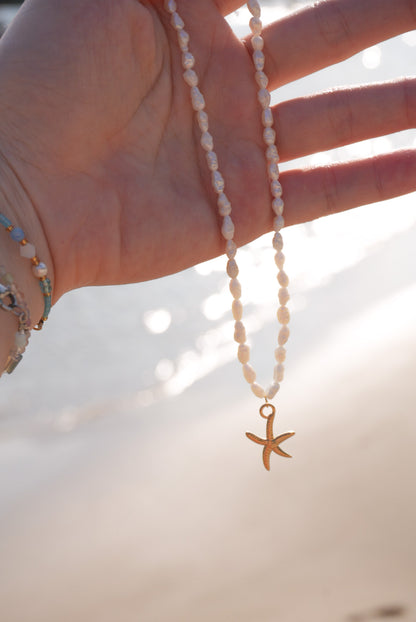 Star of the Shore Pearl Necklace