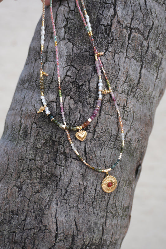 Lovers Rock Tourmaline Necklace (multiple designs)