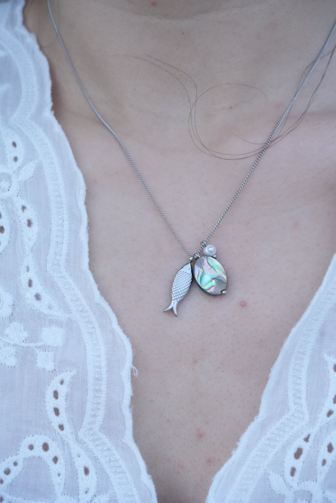 Whimsea Fish Necklace (Gold & Silver)