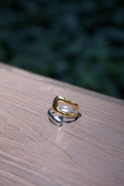 Duotone Stainless Steel Rings (7 designs)