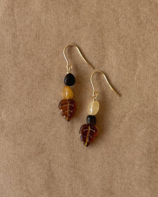 Fern & Amber Earrings