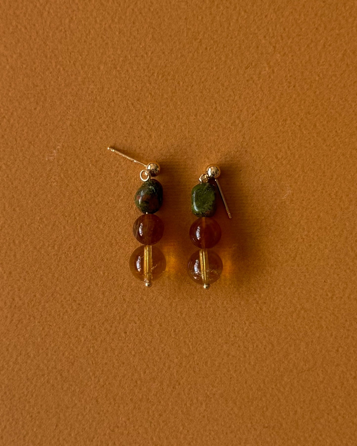 Tropical Apricot Earrings
