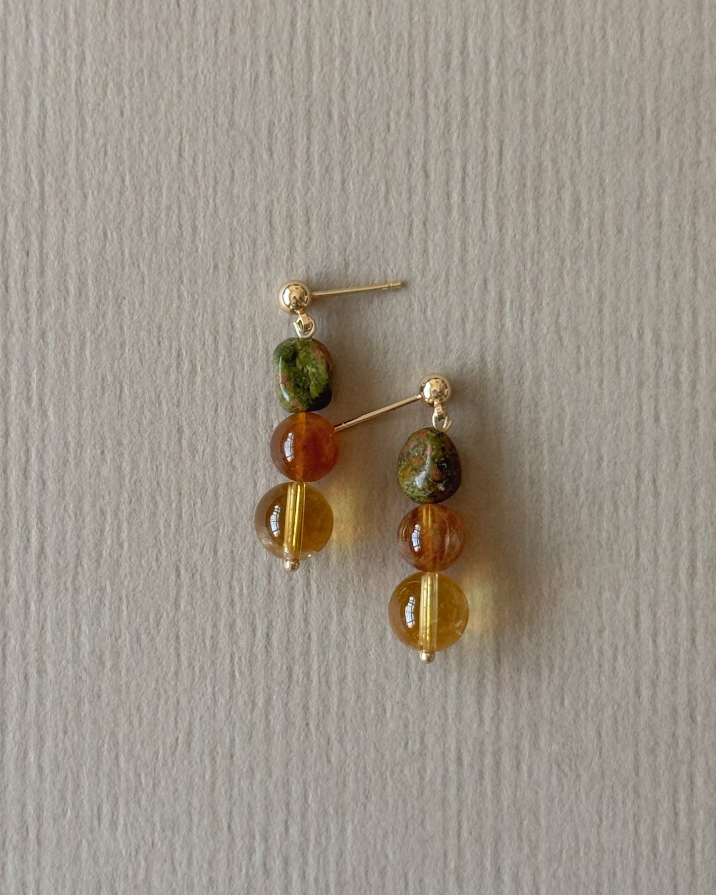 Tropical Apricot Earrings