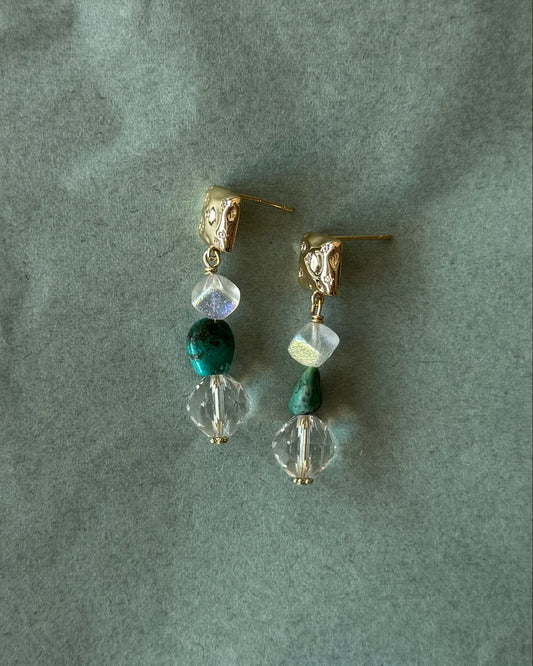 River Glass Earrings