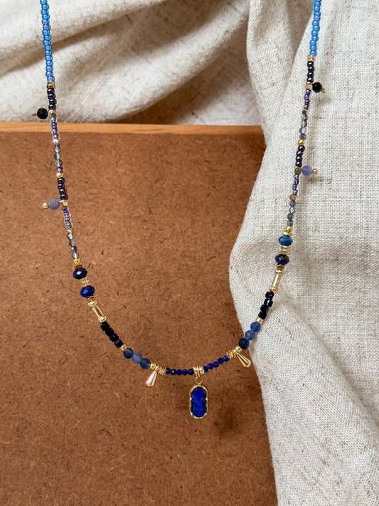 Sapphire Haze Necklace