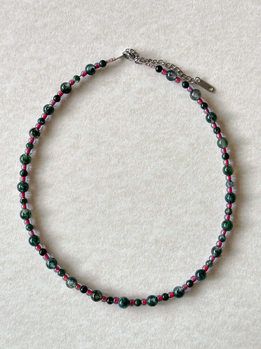 Moss & Mulberry Necklace Necklace